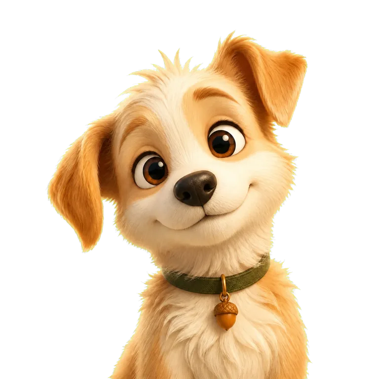 Petit Paw 产品素材中的 Pupp 小狗形象